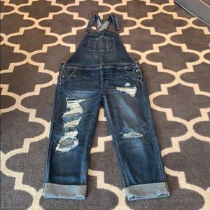 American Eagle Outfitters Jeans - American Eagle Distressed Tomgirl Overalls L American Eagle Outfitters Jeans - American Eagle Distressed Tomgirl Overalls L